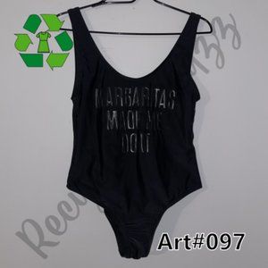 Dippin Daisy's Black one piece swimsuit Margaritas Large *097 11